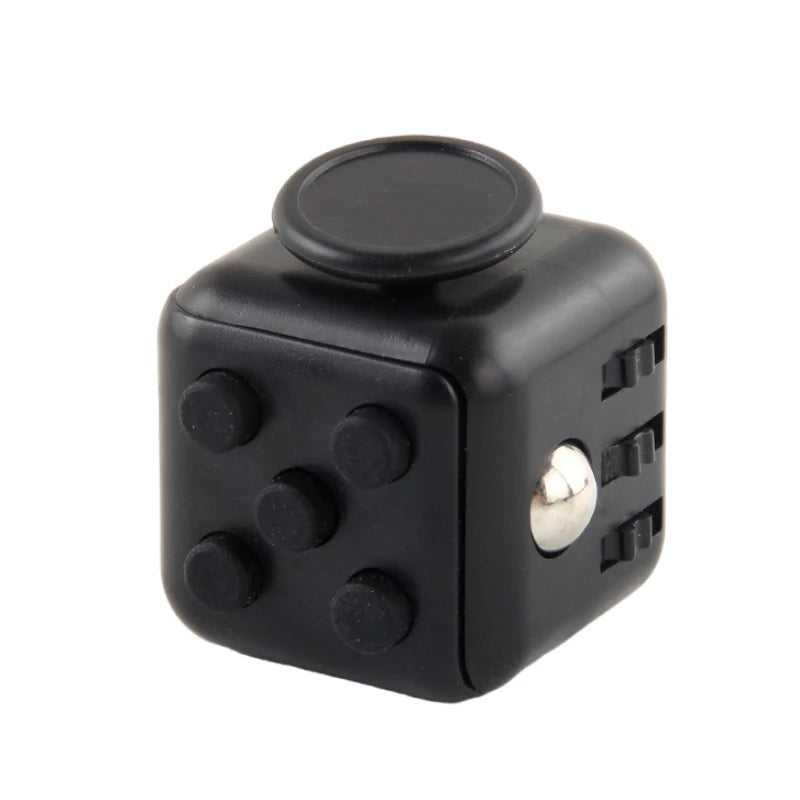 Rainbow Cube Sensory Toy — 6 & 12 Sided Stress Relief Fidget Cube