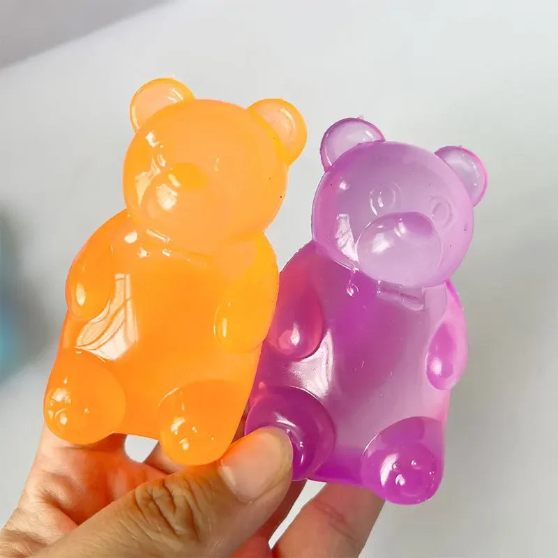 Cute Bear Sensory Squeeze Toy — Stress Relief Fidget Doll