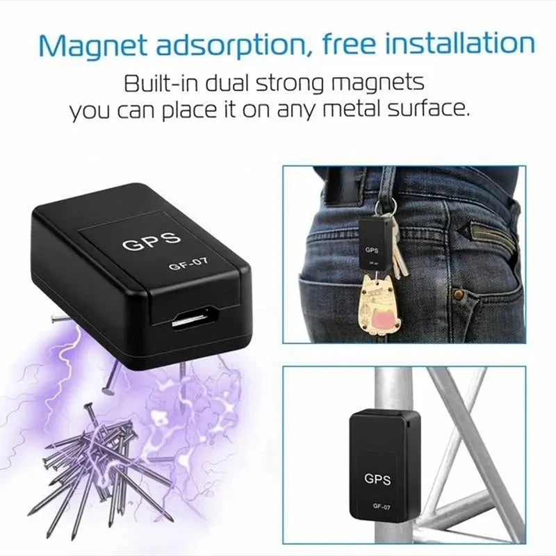 Magnetic GPS Car Tracker — Anti-Theft Vehicle Tracking Device GF-07