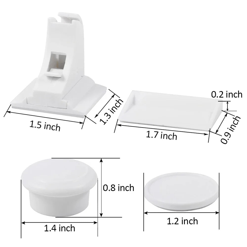 Magnetic Child Safety Locks — Cabinet & Drawer Baby Proofing