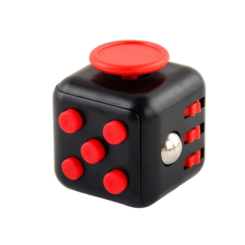 Rainbow Cube Sensory Toy — 6 & 12 Sided Stress Relief Fidget Cube