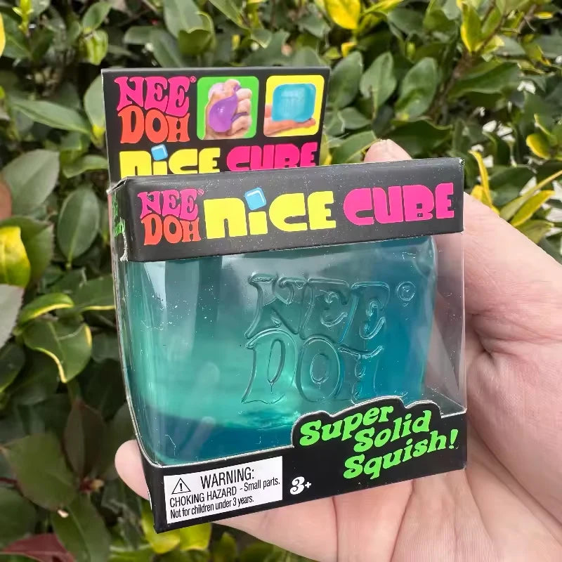 Needoh Nice Cube — Sensory Stress Reliever Fidget Tool for Anxiety & Focus