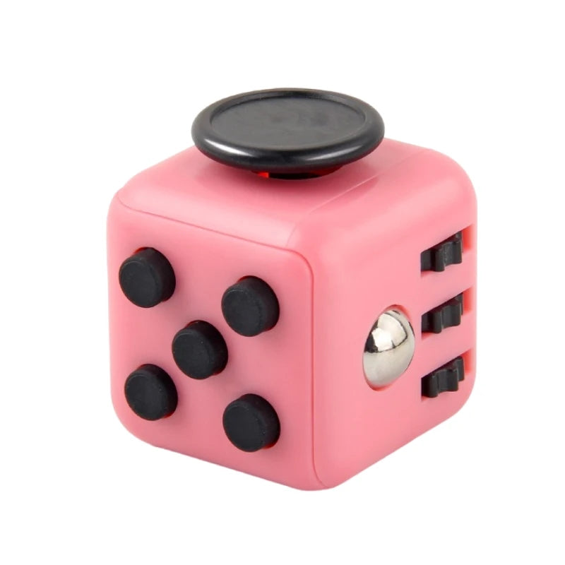 Rainbow Cube Sensory Toy — 6 & 12 Sided Stress Relief Fidget Cube
