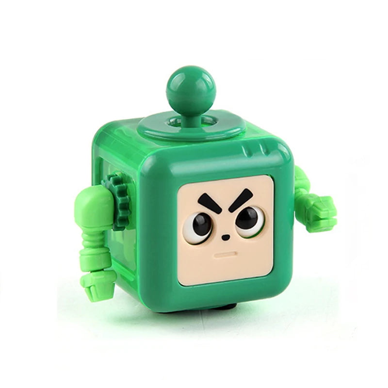 Rainbow Cube Sensory Toy — 6 & 12 Sided Stress Relief Fidget Cube