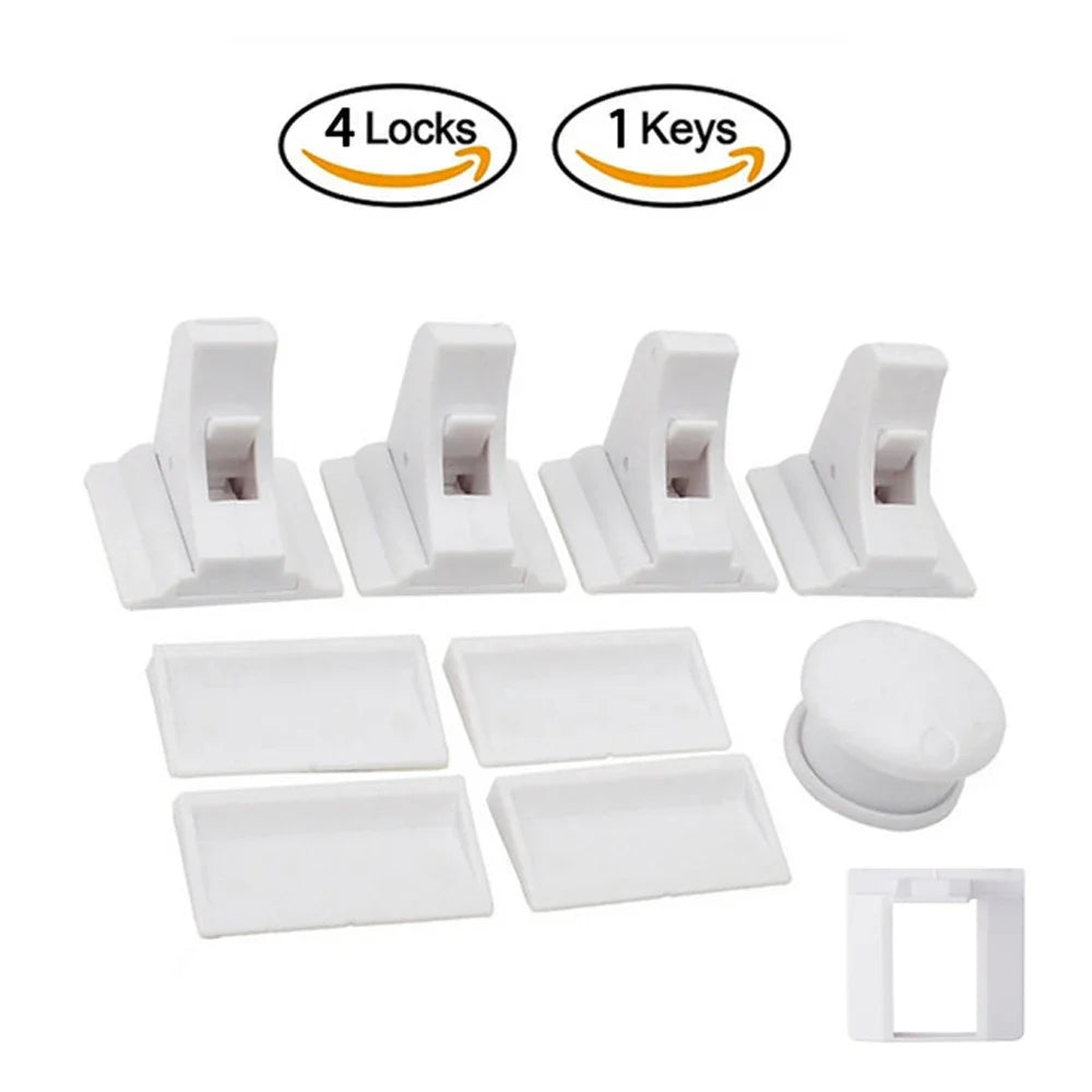 Magnetic Child Safety Locks — Cabinet & Drawer Baby Proofing