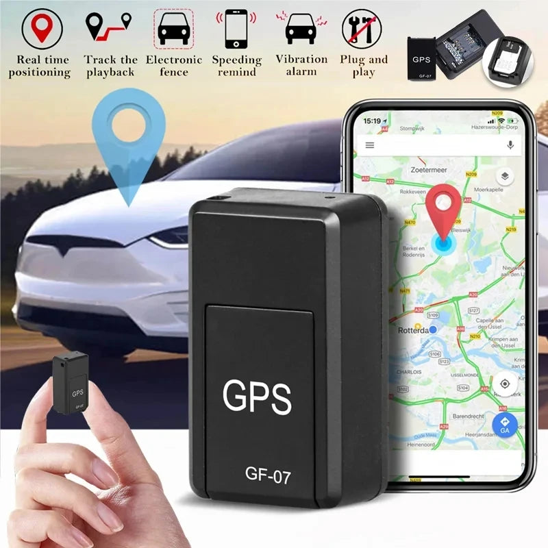 Magnetic GPS Car Tracker — Anti-Theft Vehicle Tracking Device GF-07