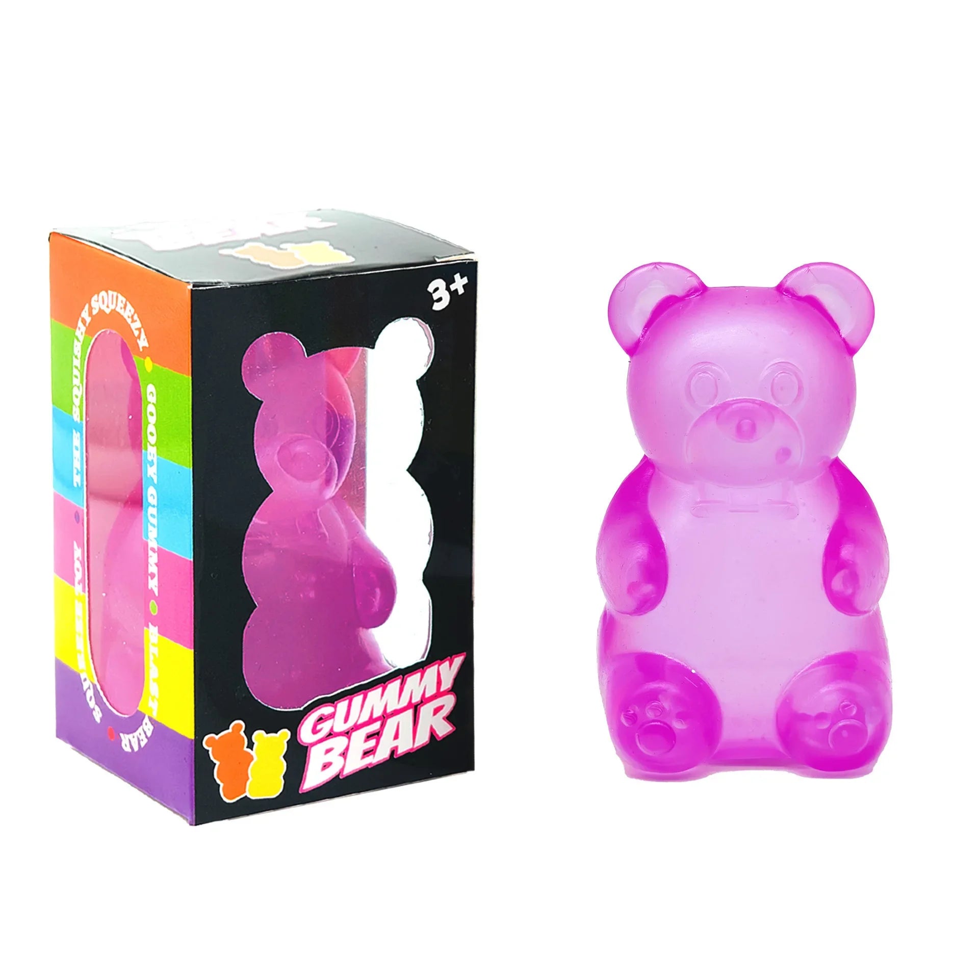 Cute Bear Sensory Squeeze Toy — Stress Relief Fidget Doll