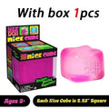 Needoh Nice Cube — Sensory Stress Reliever Fidget Tool for Anxiety & Focus