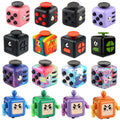 Rainbow Cube Sensory Toy — 6 & 12 Sided Stress Relief Fidget Cube