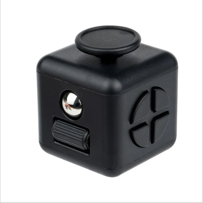 Rainbow Cube Sensory Toy — 6 & 12 Sided Stress Relief Fidget Cube