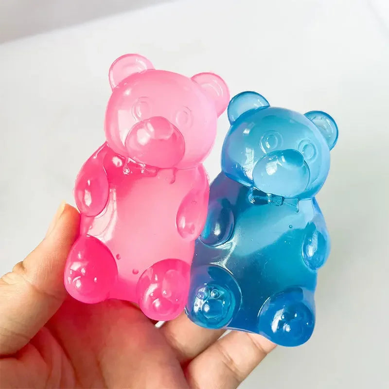 Cute Bear Sensory Squeeze Toy — Stress Relief Fidget Doll
