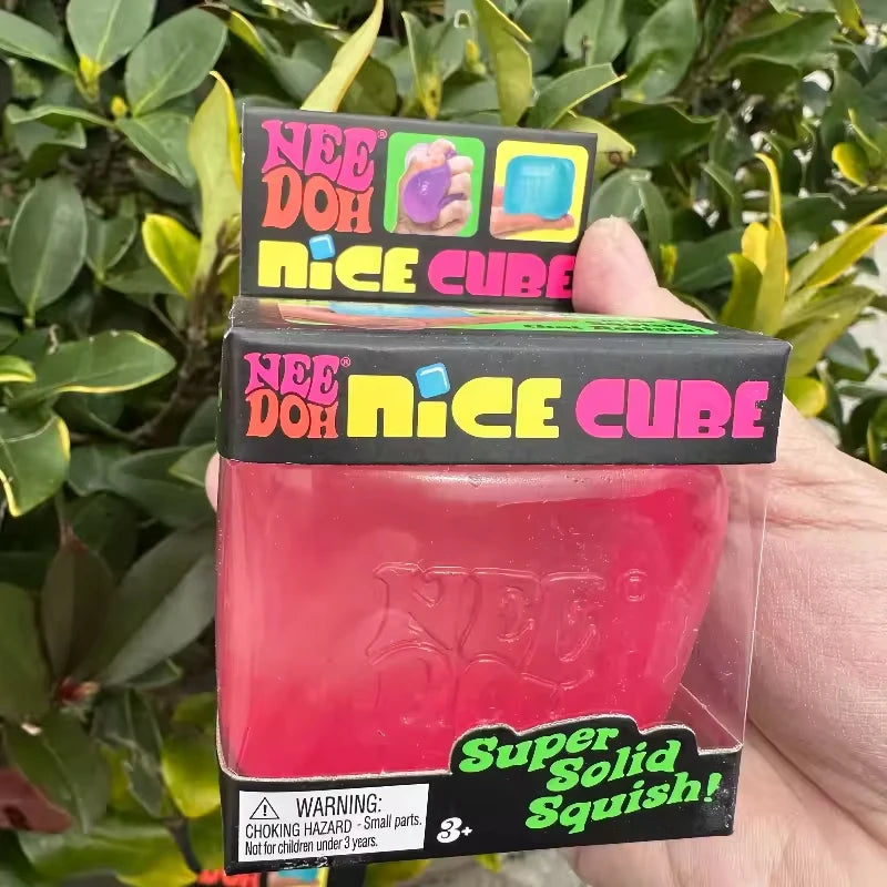 Needoh Nice Cube — Sensory Stress Reliever Fidget Tool for Anxiety & Focus