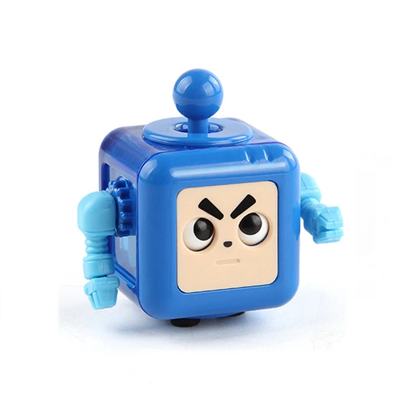 Rainbow Cube Sensory Toy — 6 & 12 Sided Stress Relief Fidget Cube