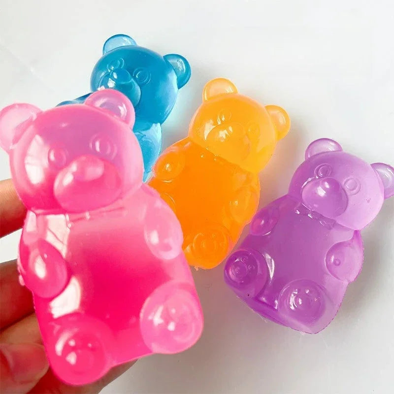Cute Bear Sensory Squeeze Toy — Stress Relief Fidget Doll